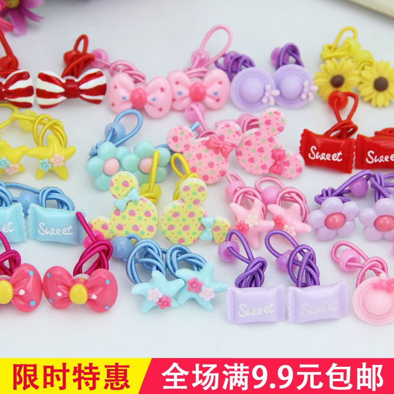 1对儿童不伤发发绳韩版公主发圈宝宝发饰品小女孩女童橡皮筋头绳|msdalam kategori Kanak-kanak/Bayi/Keluarga dipasang, Aksesori Kanak-kanak, Aksesori rambut - dari Buy2taobao.com untuk memberikan perkhidmatan ejen Taobao profesional membeli