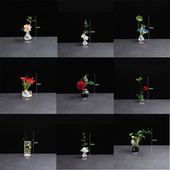 刺身装 花草餐饮特色围边摆盘小摆件 饰菜品点缀花酒店意境冷菜盘式