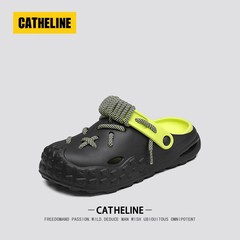 美国CATheline洞洞鞋男士高端防滑厚底踩屎感潮牌包头沙滩凉拖鞋