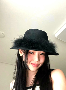 其他羊毛毡出街小众风女秋冬