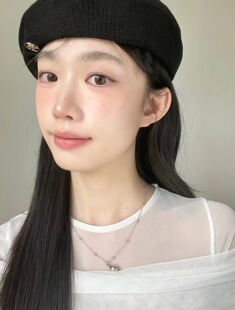 韩国小众夏季新款 MFG标贝雷帽时尚百搭休闲薄款蘑菇帽透气画家帽