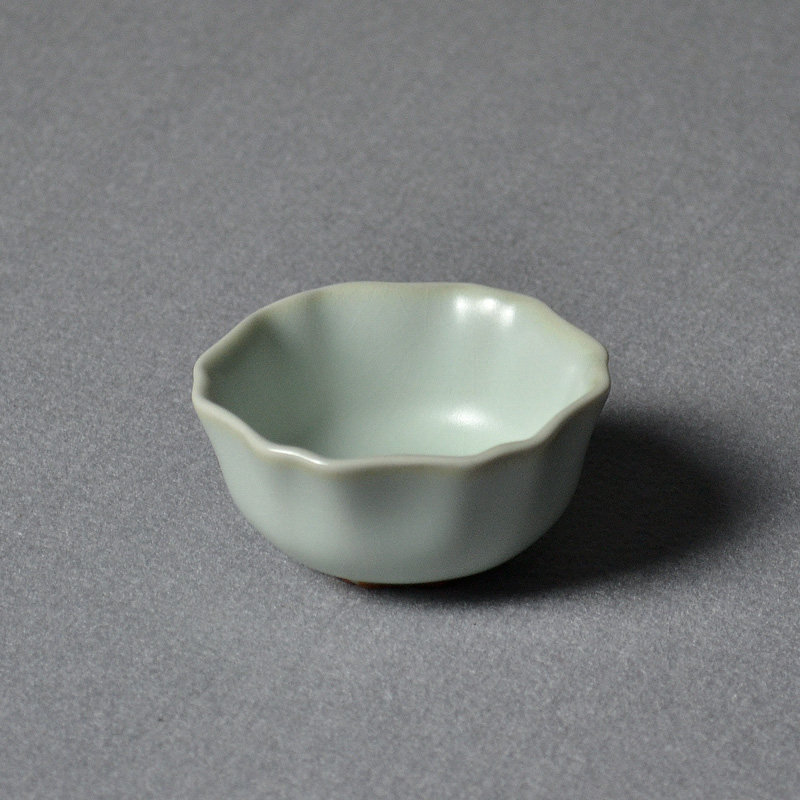 台湾衡连茶具 莲叶杯 天青 汝窑开片 茶杯 功夫茶具 品杯