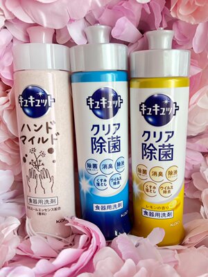 日本花王水果蔬菜餐具洗洁精厨房浓缩洗碗液不伤手安全240ml