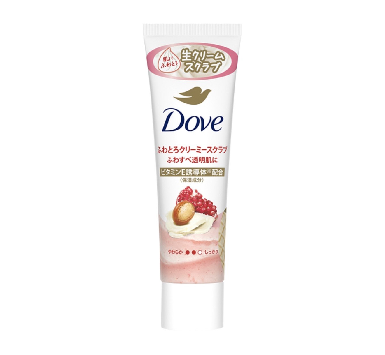 日本Dove/多芬冰淇淋身体磨砂膏樱花香改善粗糙去角质沐浴露50G