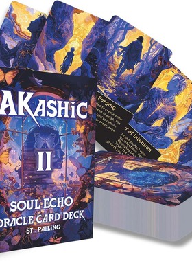 12X8cm原创：阿卡西二版78张神谕卡 | AK ASHIC V2 Card Game
