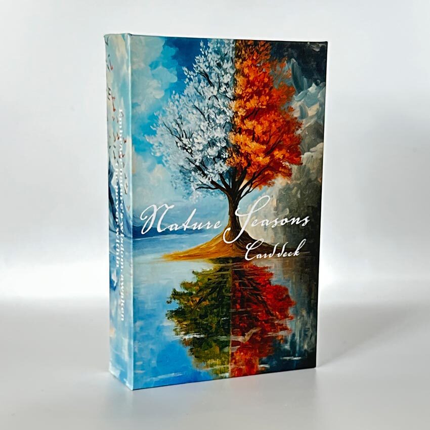 12X7cm Nature Seasons Card自然季节神谕卡英文字卡卡牌游戏