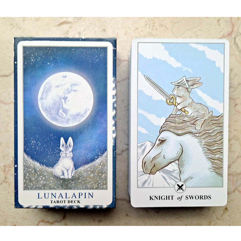 Lunalapin Rabbit Tarot可爱兔子塔罗牌动物英文塔牌罗卡牌桌游