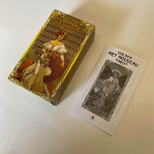 Golden Art Nouveau Tarot 12*7cm黄金新艺术塔罗英文塔牌罗卡牌