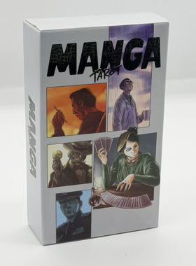 10X6cm Manga Tarot Crds Game漫画塔罗牌英文卡牌游戏78+12张