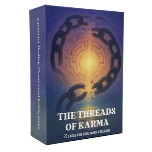12x8cm The threads of karma业力之线神谕卡英文字卡卡牌游戏