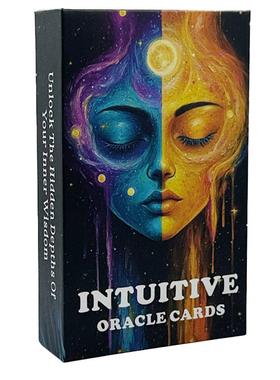 12X7cm Intuitive Oracle card game天地盖盒装直觉神谕卡
