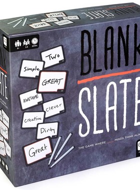 Blank slate 空白板家庭亲子 游戏卡牌拼句子英文桌游卡片