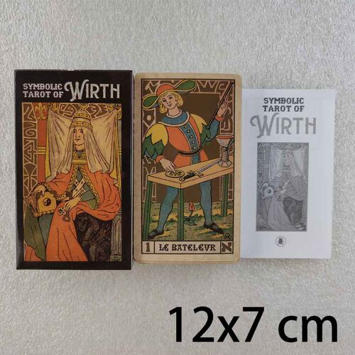 12*7 怀斯象征塔罗牌Symbolic Tarot of Wirth英文塔牌罗卡牌桌游