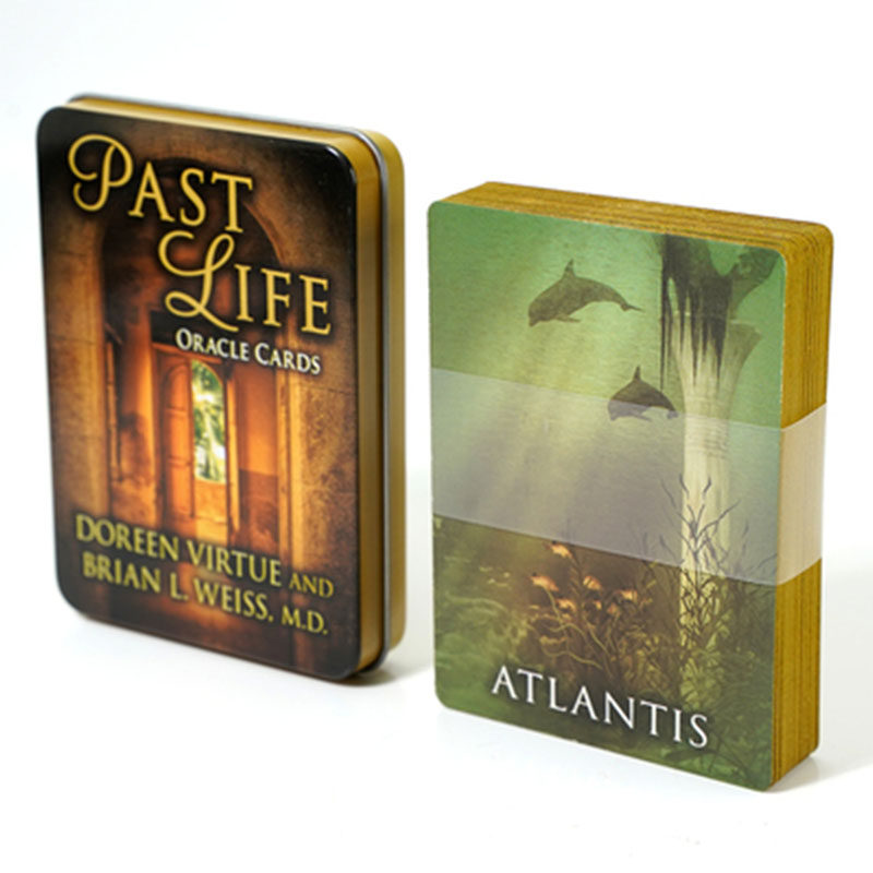Past Life Oracle Cards 铁盒探索前世神谕卡前世今生英文推理卡