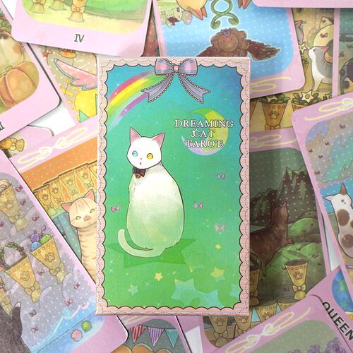 Dreaming Cat Tarot梦幻猫塔罗二次元英文塔牌罗卡牌游戏