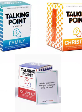 talking point 说到点子上了  三版本对话游戏卡牌