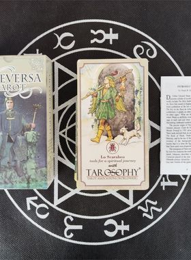 Viceversa Tarot12*7cm反之亦然双面塔罗牌英文塔牌罗卡牌游戏
