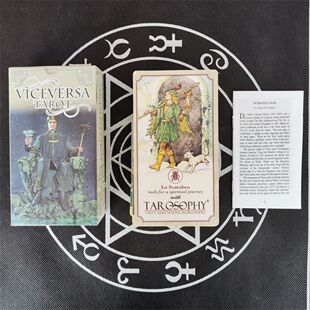 Viceversa Tarot12*7cm反之亦然双面塔罗牌英文塔牌罗卡牌游戏