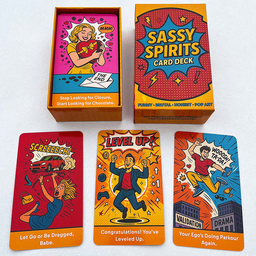 12X7cm毒舌神谕卡英文卡牌游戏