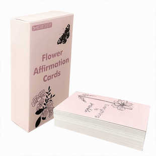 Flower Affirmation Cards鲜花肯定卡英文卡牌游戏