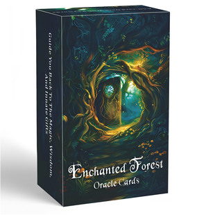 12X7cm 新版魔-法森林神谕卡Enchanted Forest Oracle英文卡牌