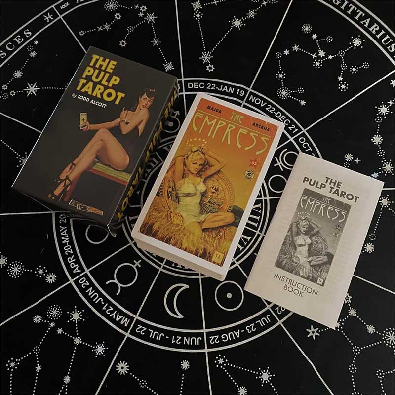 The Pulp Tarot 12*7cm庸俗塔罗牌英文塔牌罗