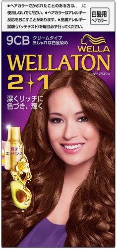 染发膏剂WELLA威娜遮白发日本