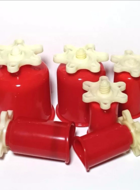 红色手拧罐中医拔罐家用抽气式真空气罐旋转罐磁疗非玻璃手转式