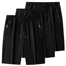 男夏季 运动中裤 薄款 男速干裤 男 宽松高弹五分裤 加工定制冰丝短裤