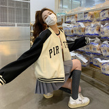 春装现货韩版绣字棒球服学生夹克外套女202-686-P145控238，女装短外套，浙宝202