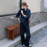 现货秋装新款老钱风韩版牛仔套装两件套202-2598-P185-K288，女装套装/套裙，浙宝202