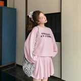 秋装现货绣字卫衣+短裙两件套套装202-2519-P155K228，女装套装/套裙，浙宝202