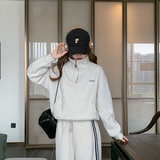 春装现货休闲运动套装三条杠裤子两件套202-2520-P175K278，女装运动套装，浙宝202