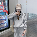 秋装现货减龄小狗绣花连帽卫衣+裤子套装202-2515-P170-控238，女装运动套装，浙宝202