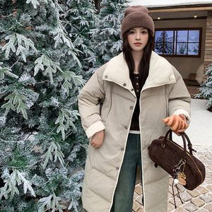 現(xiàn)貨 冬裝新款 兩面穿長款羽絨服90絨 202A-2472-P315-K478圖片