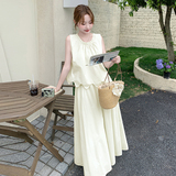 夏装现货不规则半身裙无袖两件套202-2564-P165-K228，商品下架区，浙宝202