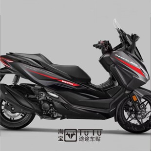适用于本田WING国产佛沙NS350拉花贴纸车贴个性 饰防水贴花 车身装
