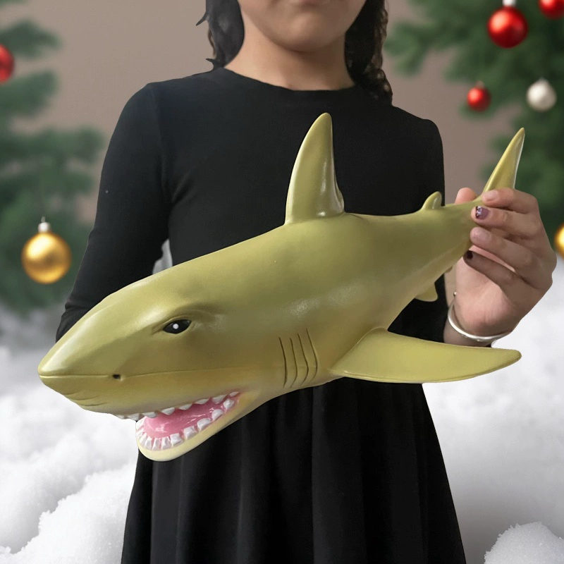 超大号仿真大白鲨软胶海洋生物海底动物模型玩具鲨鱼海豚儿童礼物