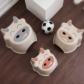 儿童卡通小凳子加厚塑料凳家用防滑板凳成人矮凳换鞋 凳餐桌凳椅子