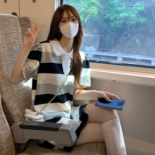 Летнее платье, кружевная дизайнерская юбка, воротник поло, тренд сезона, по фигуре, короткий рукав