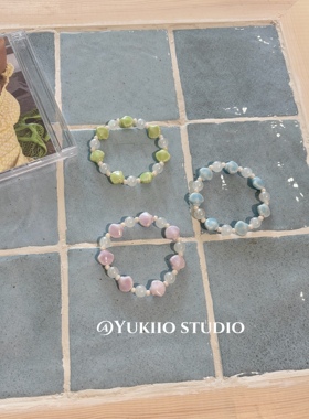 陶瓷贝壳海洋手链小众设计高级感女甜美百搭文艺简约小清新手串女