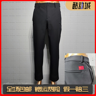 安踏刺绣国旗款西裤男女2025年新款秋冬轻暖绒防泼水保暖休闲长裤