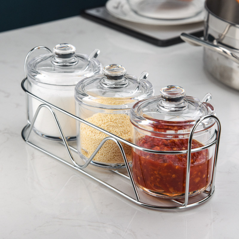 雅佳 亚克力调味罐套装调味瓶透明三件套塑料餐厅调料盒盐罐糖盒|msdalam kategori dapur/memasak Appliances, Alat dapur/Penyimpanan dapur, botol penyimpanan/bekas penyimpanan dapur, botol perasa - dari Buy2taobao.com untuk memberikan perkhidmatan ejen Taobao profesional membeli