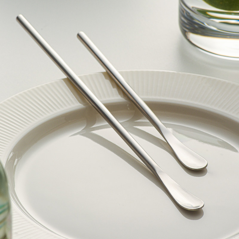 日式拉丝搅拌棒304不锈钢长柄搅拌勺咖啡甜品勺鸡尾酒调酒勺餐厅,厨房/烹饪用具,搅拌棒,淘宝优惠券,粉丝福利购,淘宝优惠卷