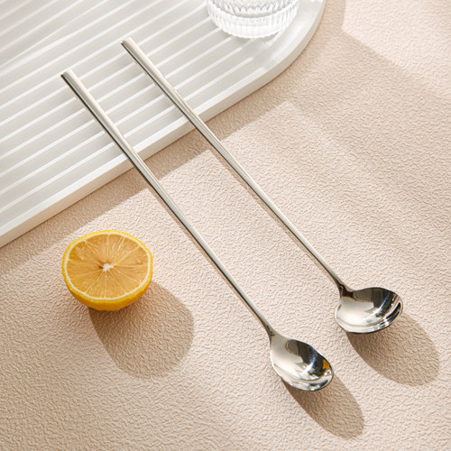 井柚长柄搅拌勺304不锈钢