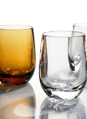 井柚水杯家用透明加厚有机玻璃果汁冷饮杯亚克力餐厅酒店防摔杯子