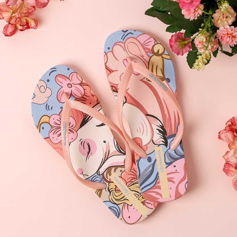 卡皮巴拉人字拖鞋女夏季外穿2025新款软底防滑卡通夹脚沙滩凉拖鞋