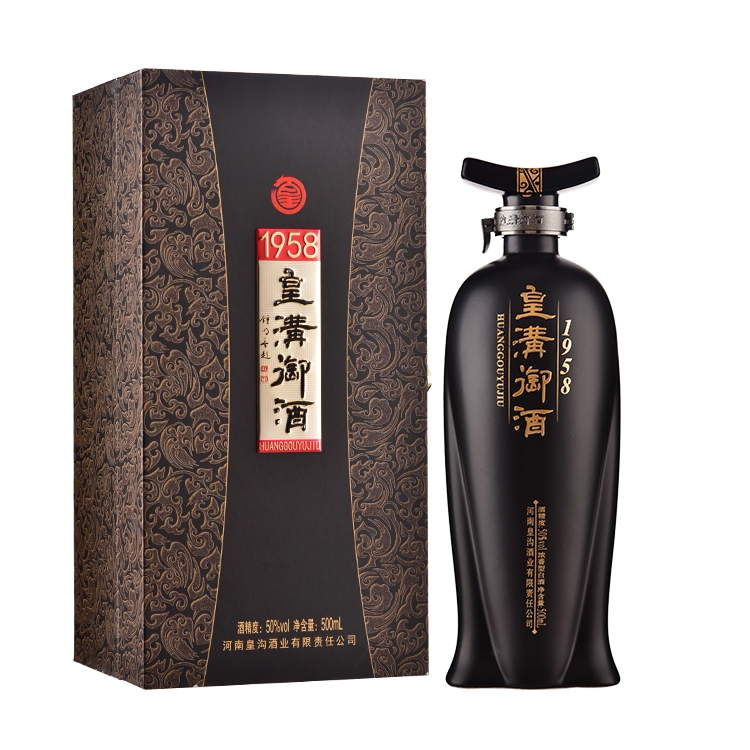 500ml50度1958纯粮浓香型白酒