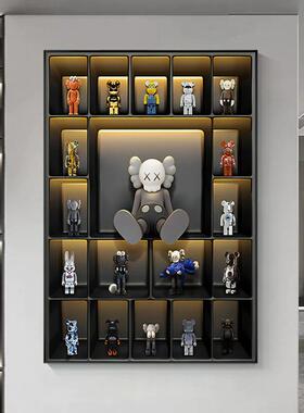 潮牌kaws玄关画高级感铝合金潮流装饰画壁画客厅现代轻奢ins墙画