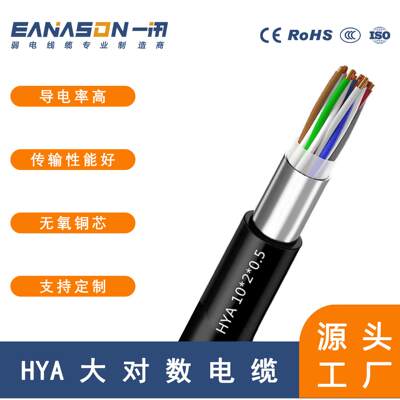 HYA大对数电缆电话通信室外通信电缆生产厂家
